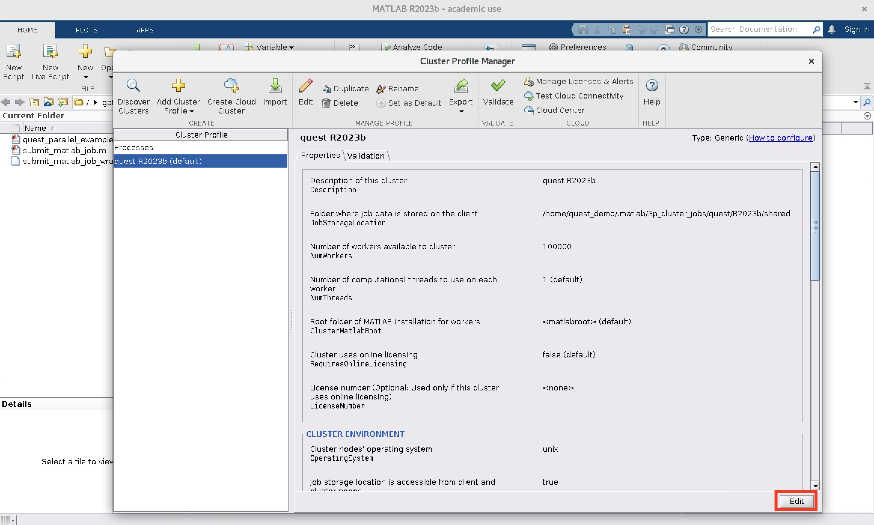 Cluster Profile Manager