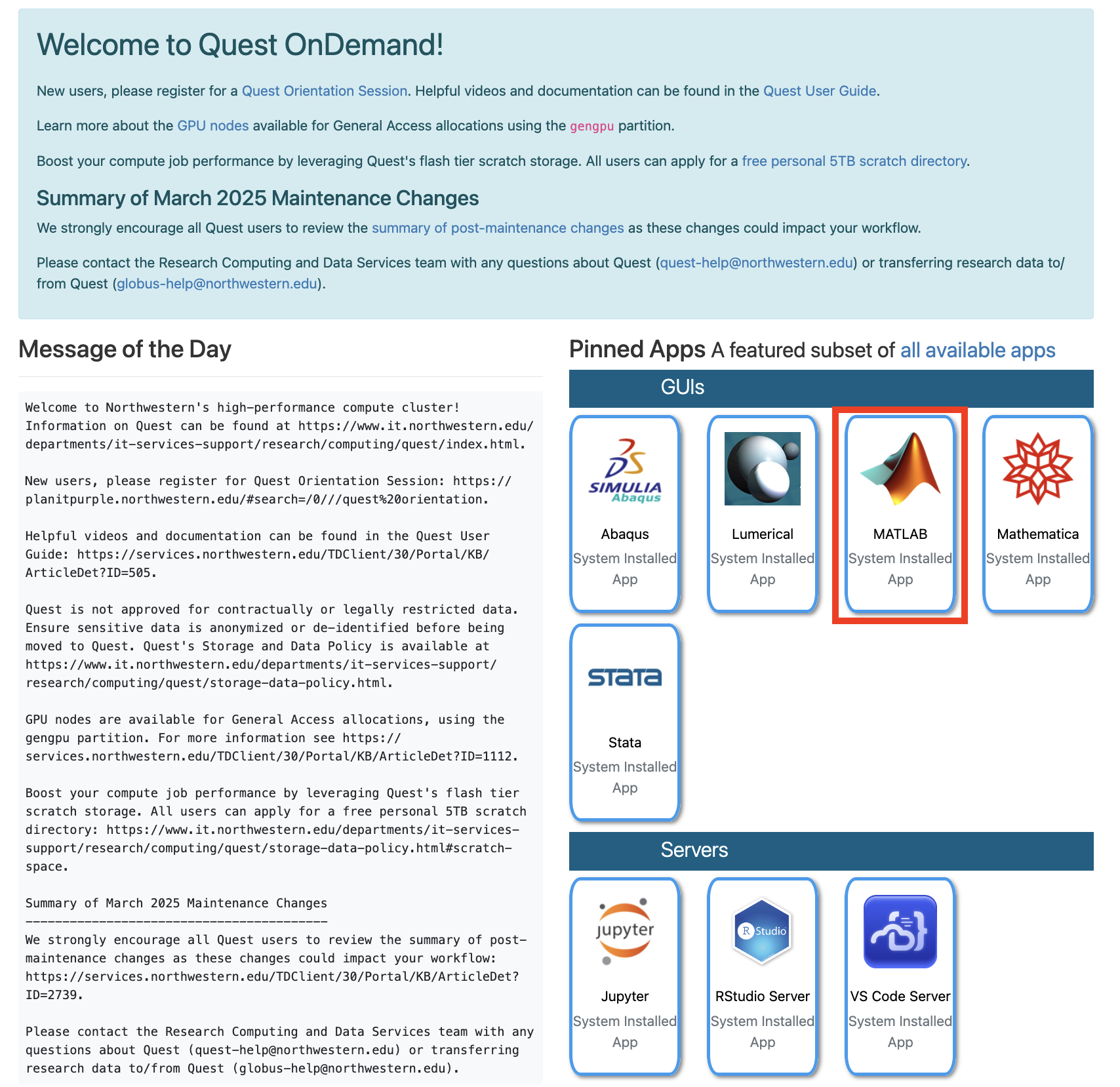 Navigating to Interactive App through Pinned Apps