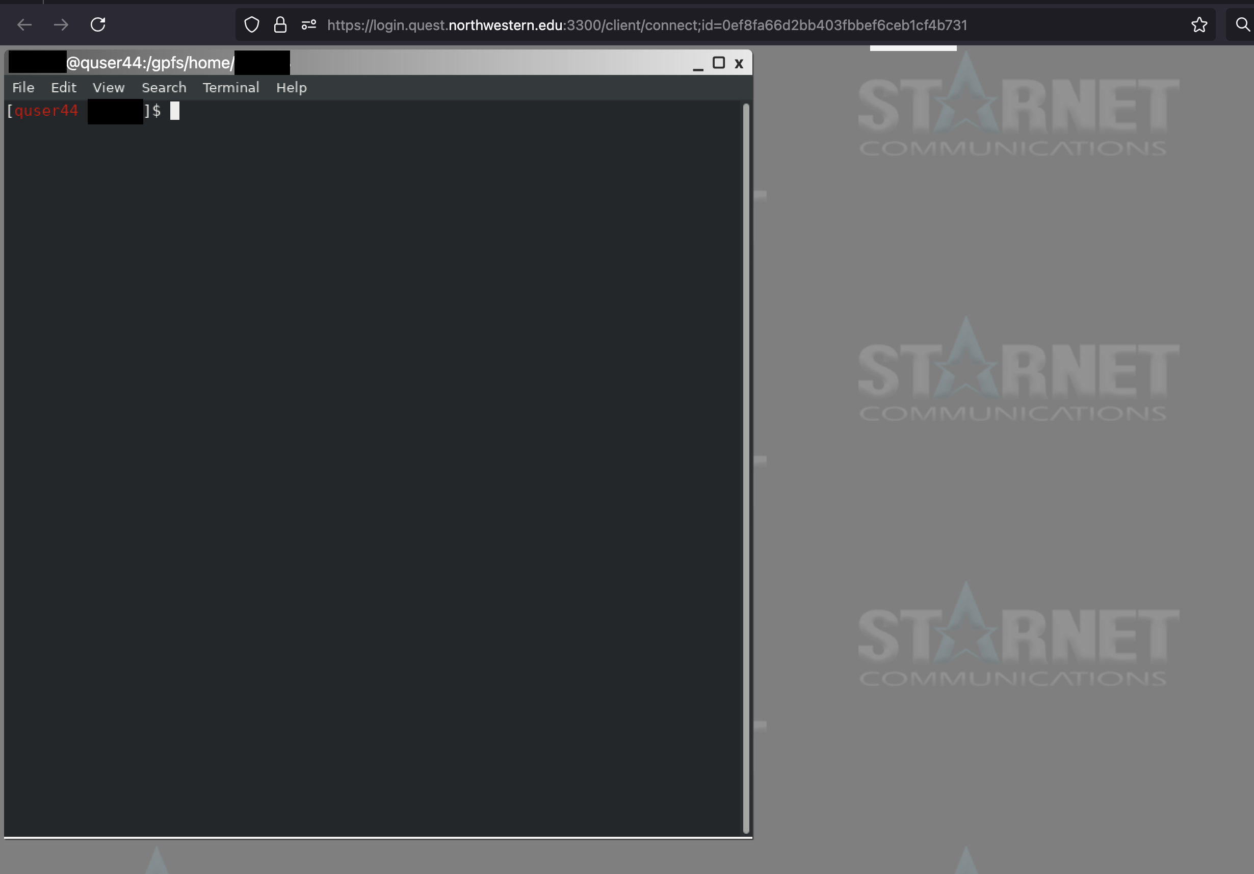 Web-FastX-GNOME-Terminal